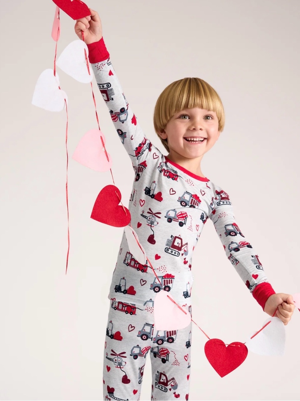 LITTLE SLEEPIES Loads of Love Bamboo Pajama Set - 2T